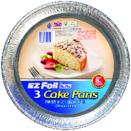 EZ FOIL Hefty EZ Foil 8-1/2 in. W X 8-1/2 in. L Cake Pan 3 90819